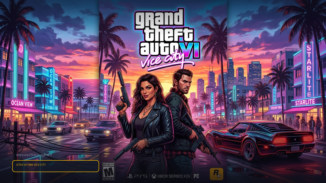 GTA 6 Vice City vs Original Vice City: Map Scale, Districts, 1986 vs Modern Day Comparison
