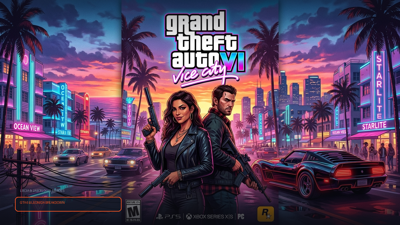 Grand Theft Auto VI: Deep Dive into Leonida, Lucia & Jason, Engine Physics & Browser Play (2026)